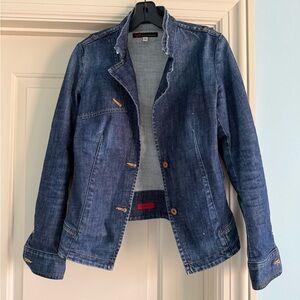 AG Adriano Goldschmied Dark Blue Jean Jacket